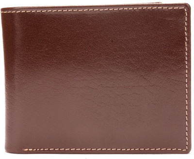 

Rebel Color Men Brown Genuine Leather Wallet(12 Card Slots), Dark brown