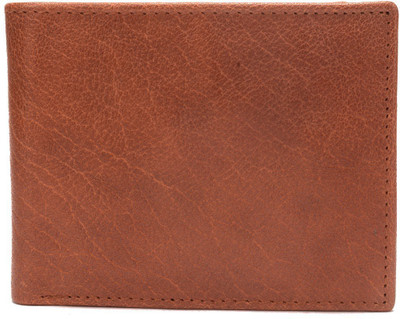 

Rebel Color Men Tan Genuine Leather Wallet(12 Card Slots)
