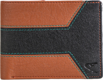 

Styler King Men Tan Artificial Leather Wallet(4 Card Slots), Black