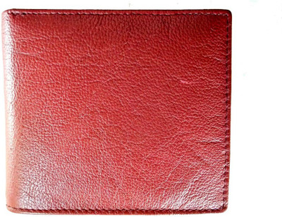 

Rebel Color Men Maroon Genuine Leather Wallet(9 Card Slots)