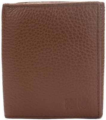 

Rebel Color Men Tan Genuine Leather Wallet(4 Card Slots)