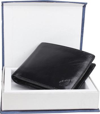 

Drizzle Men Black Genuine Leather Wallet(8 Card Slots)