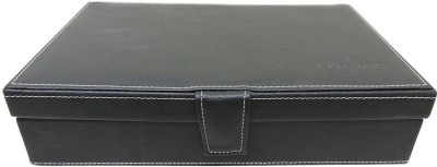 Omax Case Kit Watch Box(Black, Holds 10 Watches)   Watches  (Omax)
