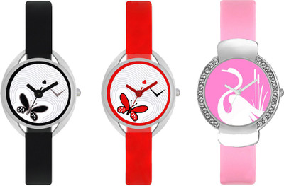

SRK ENTERPRISE Girls Watch Combo With Fancy Look And Designer Dial Latest Collection 118 Watch - For Women