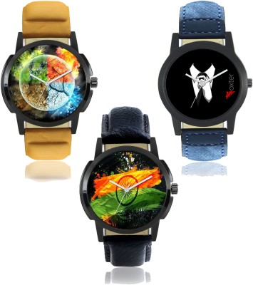 Foxter analogue stylish designer watches for boys and mens-FX-M-2017-8-451 FX-M Watch  - For Men & Women   Watches  (Foxter)