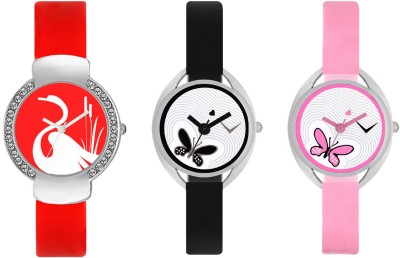 CM Girls Watch Combo With Fancy Look And Designer Dial Latest Collection VAL095 Watch  - For Girls   Watches  (CM)