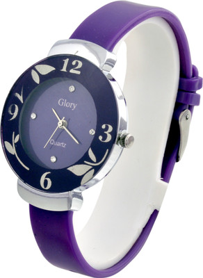 View Rj creation D001 Purple Watch  - For Girls Wrist Watches Price Online(RJ Creation)
