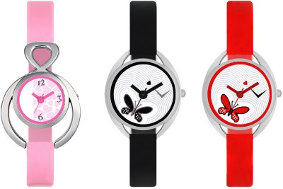 CM Girls Watch Combo With Fancy Look And Designer Dial Latest Collection VAL108 Watch  - For Girls   Watches  (CM)