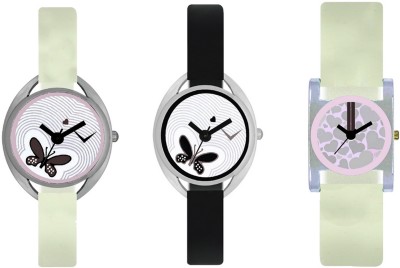 CM Girls Watch Combo With Fancy Look And Designer Dial Latest Collection VAL009 Watch  - For Girls   Watches  (CM)