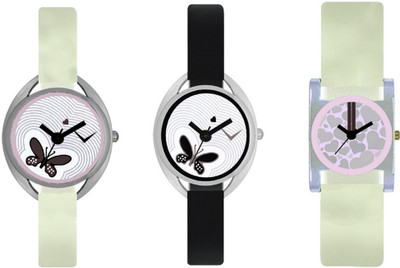 View CM Girls Watch Combo With Fancy Look And Designer Dial Latest Collection VAL009 Watch  - For Girls Wrist Watches Price Online(CM)