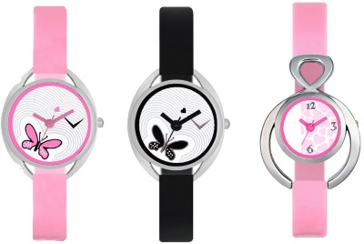 CM Girls Watch Combo With Fancy Look And Designer Dial Latest Collection VAL084 Watch  - For Girls   Watches  (CM)