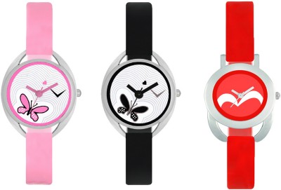 CM Girls Watch Combo With Fancy Look And Designer Dial Latest Collection VAL090 Watch  - For Girls   Watches  (CM)
