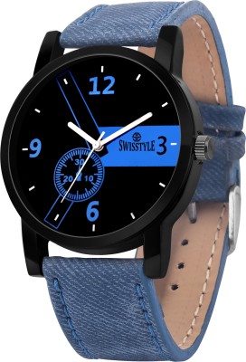 Swisstyle SS-GR825-BLK-BLU Watch  - For Men   Watches  (Swisstyle)