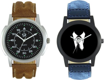 Shivam Retail SR01FXM403 Foxter Stylist Combo For Boys With Designer Leather Strap All New Branded Collection Pack of 2 Watch  - For Men   Watches  (Shivam Retail)