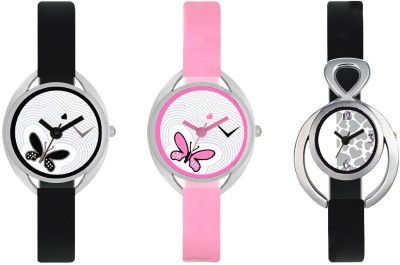 CM Girls Watch Combo With Fancy Look And Designer Dial Latest Collection VAL001 Watch  - For Girls   Watches  (CM)