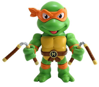 

Jada Metals TMNT 4" Michelangelo Figure(Multicolor)