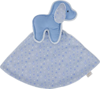 

Goki Cuddle cloth dog, le petit Rattle(Blue)