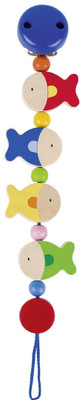 

Goki Soother chain fishes Rattle(Multicolor)