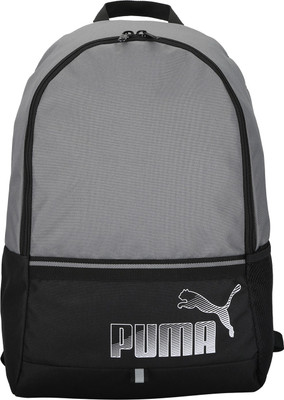 

Puma Phase II 23 L Laptop Backpack(Grey, Black), Puma black-quiet shade