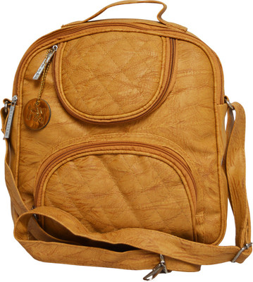 

Fashion Knockout Casual College Pithu Bag/Backpack Golden 6 L Backpack(Gold)