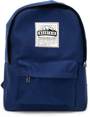 

VAJERO Blue Textured Unisex Backpack Backpack(Blue, 1 L)