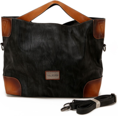 VAJERO Charcoal Grey Handbag For Women Shoulder Bag(Black, 3 L)