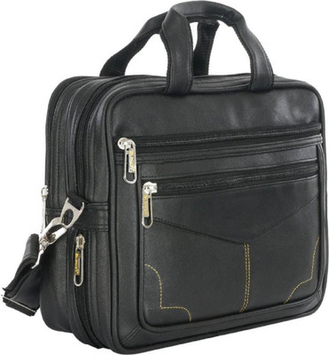 

peter india STYLISH Waterproof Messenger Bag(Black, 11 inch)
