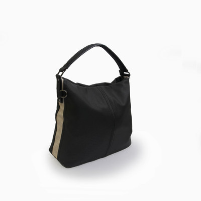 

VAJERO Black & Beige Large Handbag for Women Shoulder Bag(Black, 7 L)