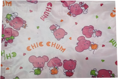 

Love Baby Microfiber Crib Printed Bedsheet(Pack of 1, Pink)