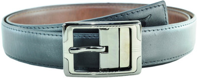 

Sizzlers Men Formal Black Genuine Leather Reversible Belt