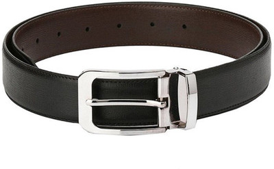 

Cyclone Men Casual Black Genuine Leather Reversible Belt