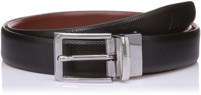 

Cyclone Men Casual Black Genuine Leather Reversible Belt