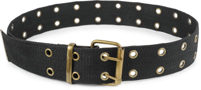 

TONY BROWN Women Black Canvas Belt