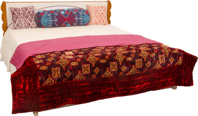 

Chaman Handicrafts Self Design Queen Comforter(Microfiber, Multicolor)