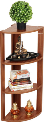 

Bluewud Alba Engineered Wood Open Book Shelf(Finish Color - Walnut)