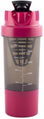 

Kombuis Kitchenware Pink Shakers it 500 Ml Bottle 500 ml Shaker(Pack of 1, Pink)