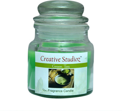 

Creative Studioz Jar Candle Candle(Green, Pack of 1)