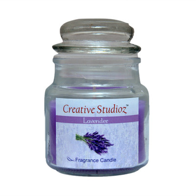 

Creative Studioz Jar Candle Candle(Purple, Pack of 1)