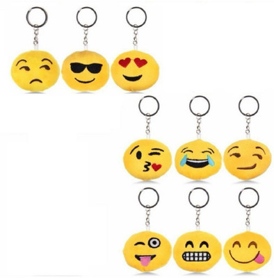 

Anishop Emoji Face Key Chain(Brown)