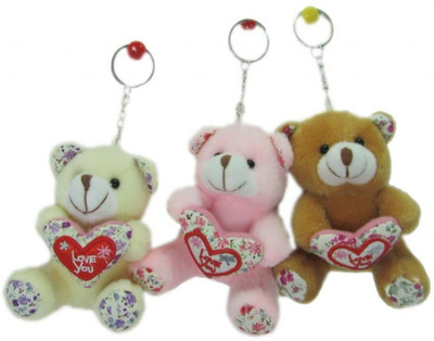 

Anishop Cute Teddy Bear Love you Heart Key Chain(Multicolor)