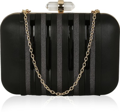 

Kleio Party Black Clutch