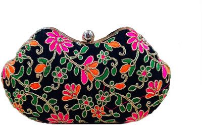 

CRAFTBAZAAR Party Multicolor Clutch