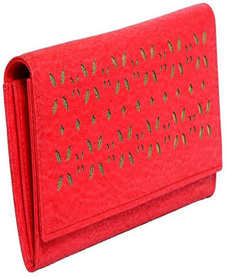 

whiteflower Red Clutch