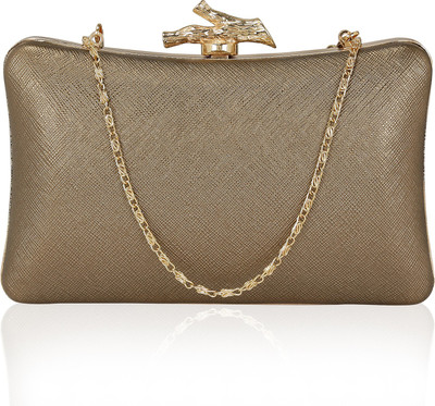 

Kleio Party Brown Clutch