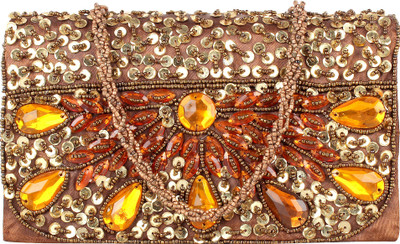 

matelco Party Brown Clutch