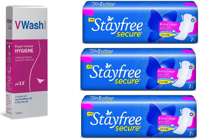 

stayfree Sanitary and Intimate wash(Set of 3)
