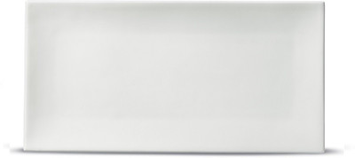 

TATA CERAMICS Rectangular Ceramic Decorative Platter(White)