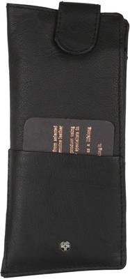 

JL Collections 1 Compartments Leather Spectacle Case(Black)