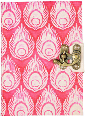 

Craft Club A5 Diary(Handmade recycled paper leather diary, Pink)