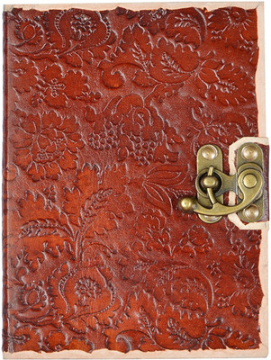 Craft Club A5 Diary(handmade recycled paper leather diary, Brown)